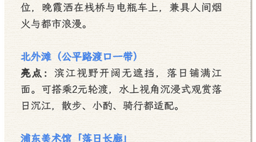 【乐游】夏日浪漫!上海5处绝美晚霞打卡点,你去过哪几个?