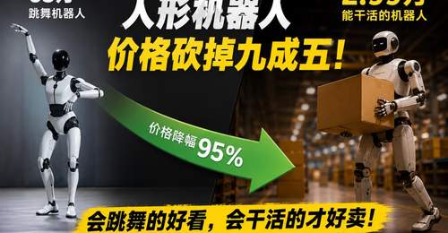从65万降到2.99万,人形机器人价格砍掉九成五:会跳舞的机器人好看,会干活的机器人才好卖