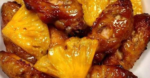 菠萝烤鸡翅：果香爆汁的神仙美味