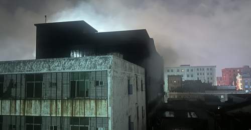 直击福建晋江鞋厂火灾现场:救援基本结束,火场勘验人员入场