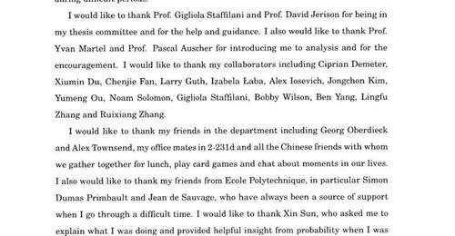 国际数学家大会开幕 王虹博士论文致谢里的烟火日常引共鸣 亲友相伴细节暖人心