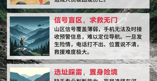 七下八上防汛关键期来陕西参与露营？这份气象灾害防御明白卡别错过