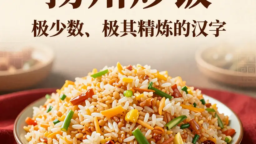 扬州炒饭制作技艺：国宴级别的非遗美食，每一粒米都有讲究