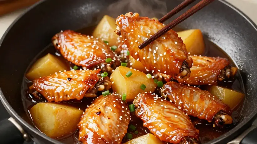 土豆鸡翅这样做，软糯入味比肉还香