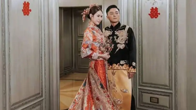 杨明庄思明婚礼活动现场解锁 中式华服搭配星海布置 观众沉浸式感受浪漫氛围
