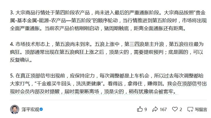 科技牛见顶还是继续?任泽平紧急发声:市场正常调整别恐慌,三大信号出现才见顶