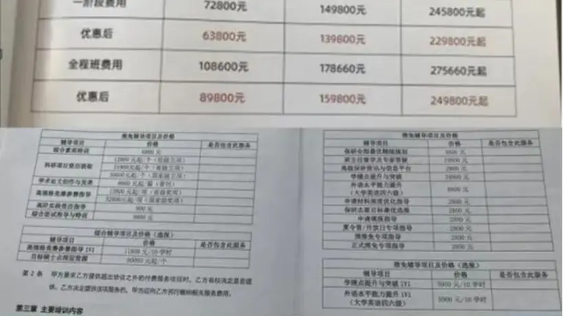 花九千九百九十九元购履历包装套餐?保研不该靠资本堆砌换竞争优势