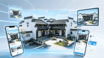 VR 云游徽韵民宿:全景技术赋能获客新路径