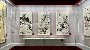 张晖写意花鸟画作品展在沈阳故宫开展