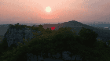 八公山 |日出+朝霞,太!美!了!