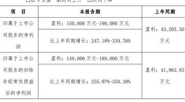 协创数据:上半年预计实现净利润15亿至19亿元,同比预增247.18%至339.76%
