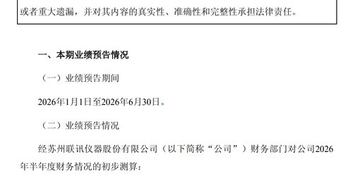 联讯仪器业绩暴增925% 市值蒸发超910亿引关注
