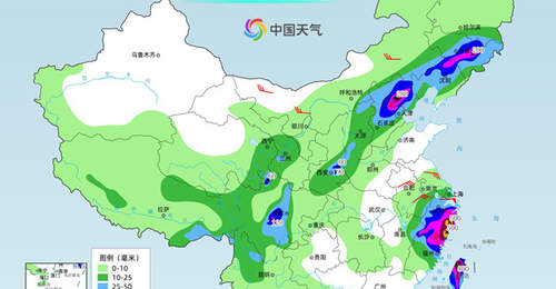 台风“巴威”风雨最强时段到来 中东部高温范围缩减