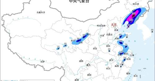 暴雨橙色预警:11省区部分地区有大到暴雨 辽宁吉林局地特大暴雨