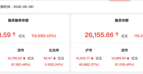 8月6日A股两融市场热度回升 宁德时代成融资资金争抢焦点