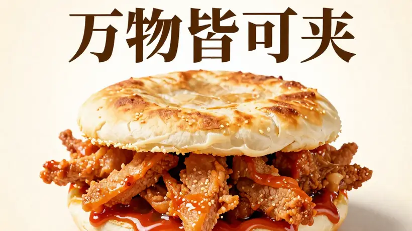 蚌埠烧饼夹里脊:万物皆可夹的街头美味,甜辣酱里的青春记忆