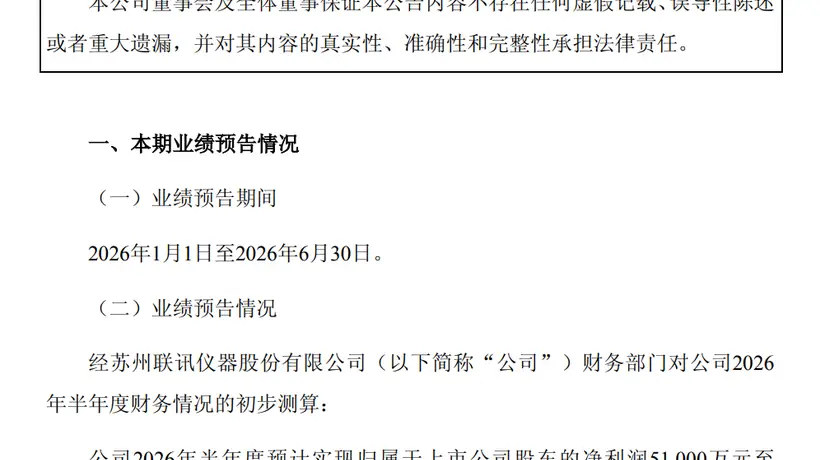 联讯仪器业绩暴增925% 市值蒸发超910亿引关注
