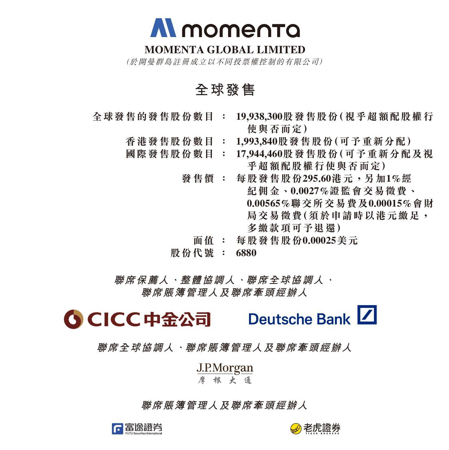 Momenta今日开启招股，7月8日香港挂牌