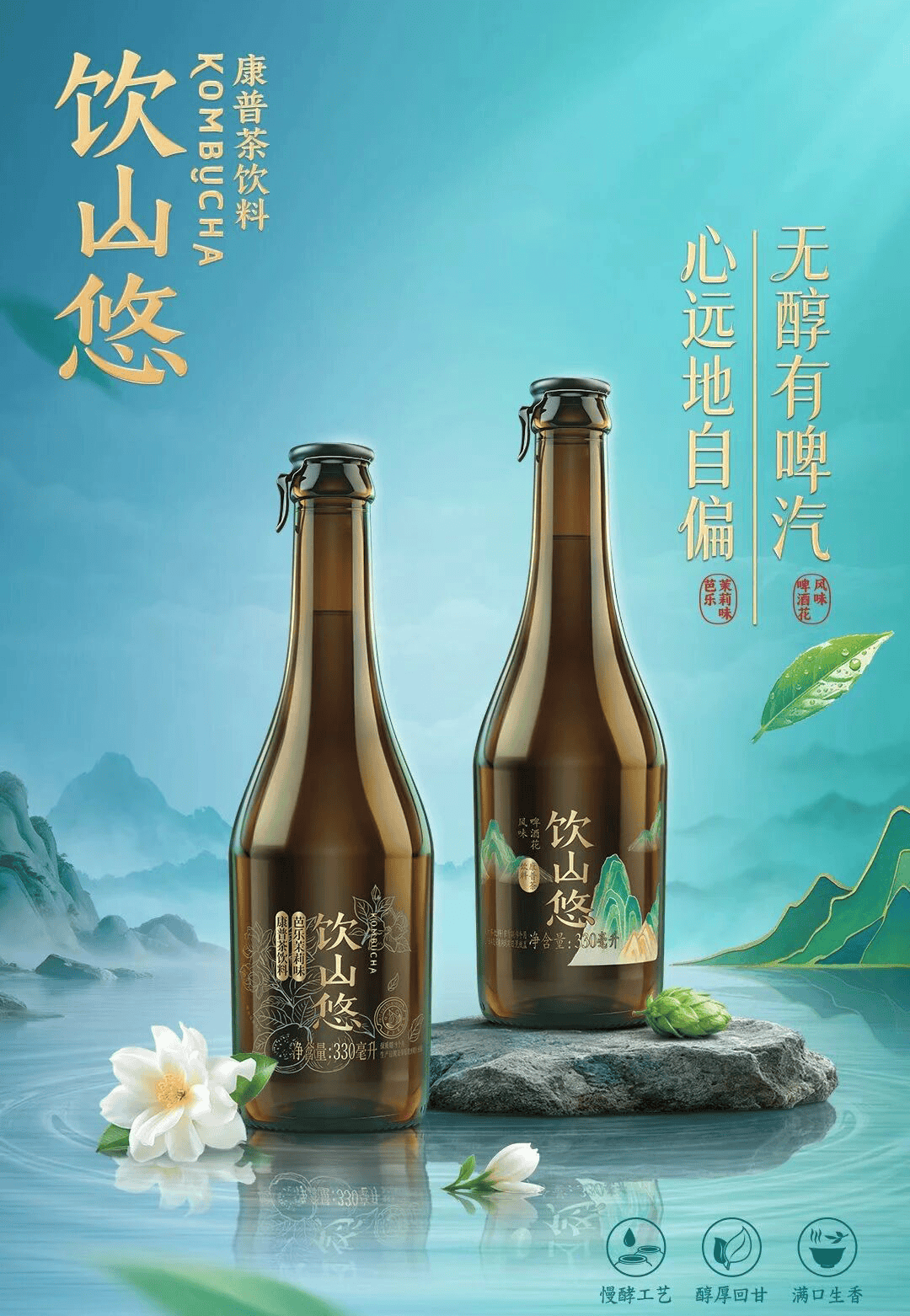 现制、即饮、零售平台争相押注，康普茶为何还差一口气