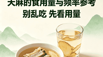 天麻的食用量与频率参考