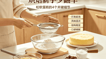4个烘焙隐藏技巧，轻松告别蛋糕翻车