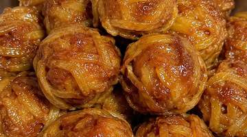 金黄焦香的土豆鸡肉丸子,一口一个外酥里嫩