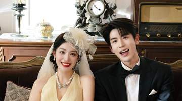 张凌赫王楚然婚纱大片曝光 被赞“颜霸组合”