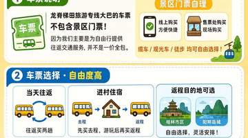 桂林龙脊梯田游玩参与指南：专线大巴含门票吗？多元活动与观览体验全知晓