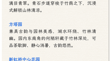 【乐游】上海7处竹林秘境,解锁三伏天然清凉
