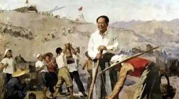 毛主席南泥湾视察将鸡架揣兜里彰显节俭精神