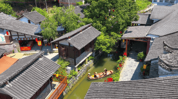 来连州前江铺村逛古韵古村 体验“井水不犯河水”背后的文旅新玩法