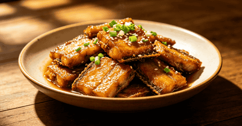 别再只用青鱼做苏式爆鱼!带鱼版本鲜到上头,酸甜卤汁浸透酥鱼肉,下酒下饭一绝