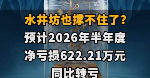 【水井坊也撑不住了?预计2026年半年度净亏损622.21万元,同比转亏】
