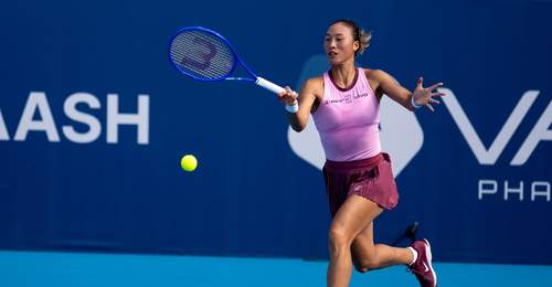 13记Ace！WTA雅典站-郑钦文2-0资格赛选手 重返巡回赛八强