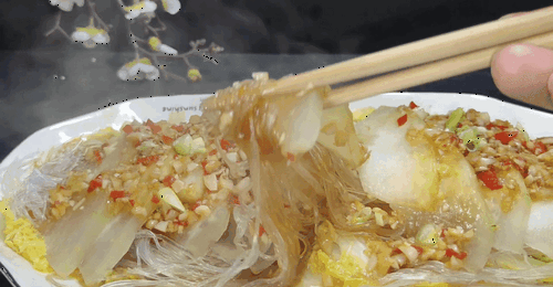 不想炒菜来搭手！粉丝娃娃菜配冬瓜蒸一整盘，蒜香勾人超下饭，全家隔三岔五要做