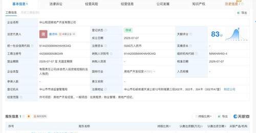保利发展在中山成立房地产公司