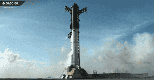 SpaceX星舰第13次飞行测试中止 一级发动机紧急中断