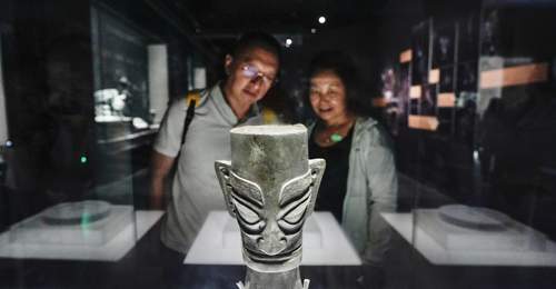 蜀地与宁夏青铜文物展在银川启幕 搭建西南与西北文明对话平台