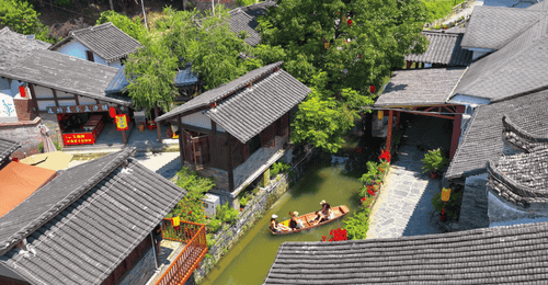 来连州前江铺村逛古韵古村 体验“井水不犯河水”背后的文旅新玩法