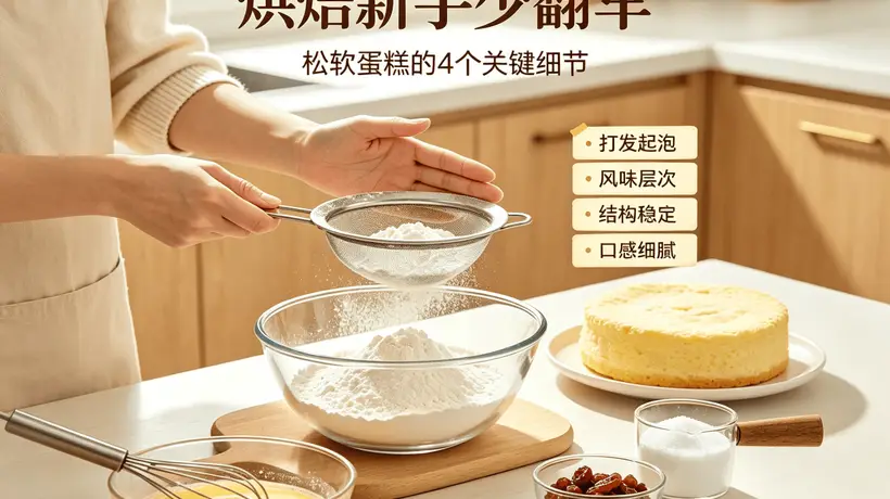 4个烘焙隐藏技巧,轻松告别蛋糕翻车