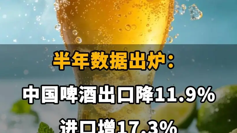 中国啤酒出口下滑进口增长半年数据揭示行业趋势