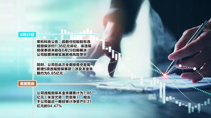前任控股股东违规担保“埋雷” 荣科科技将变身“ST荣科”