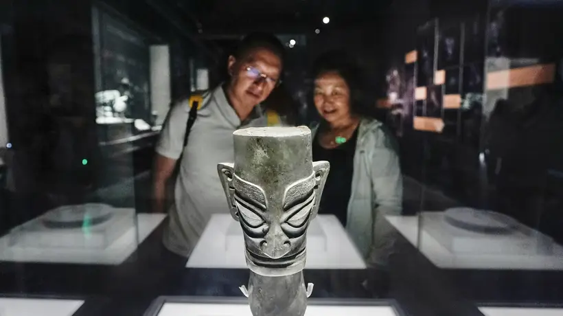蜀地与宁夏青铜文物展在银川启幕 搭建西南与西北文明对话平台
