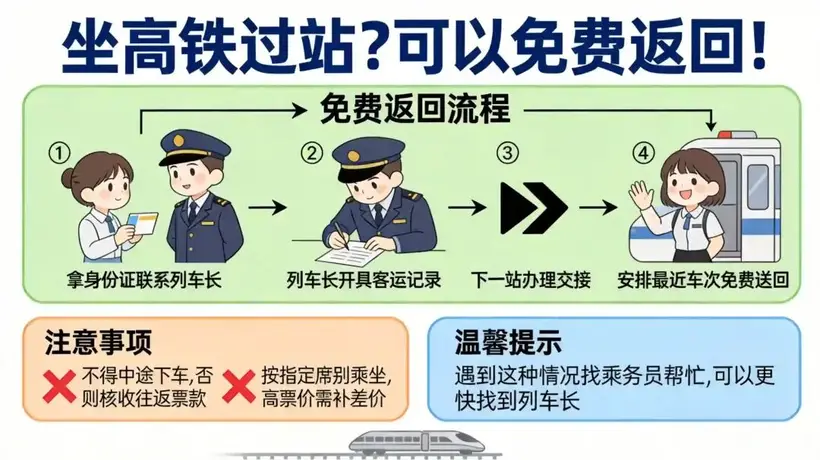 暑期高铁出行想吃得合心意？这份点外卖+坐过站免费返回实用指南快收下