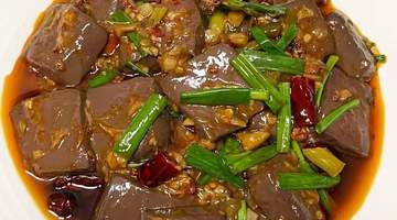 香辣嫩滑的火爆鸭血,一口入魂的下饭神器