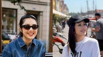52岁杨千嬅三套休闲私服风格各异 哪一套清新温柔的穿搭更戳你