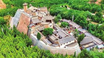 山西夏县堆云洞景区：古建错落 景美如画