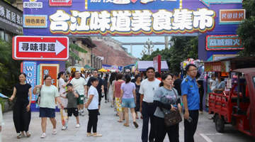 江北江南大联欢,第四届合江味道美食集市好闹热!