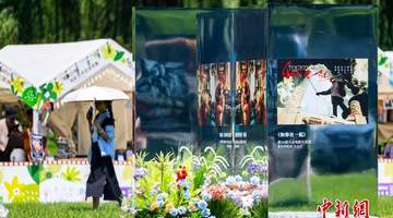 逛朝阳公园看百花展逛市集 影迷市民亲身解锁电影文化氛围