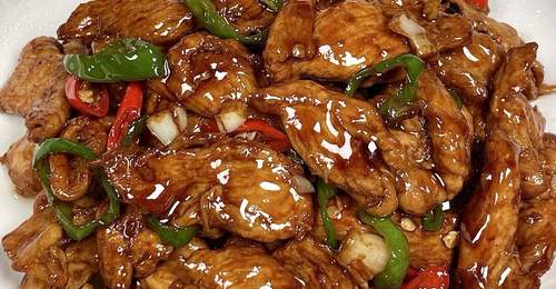 香香辣辣小炒鸡胸肉,嫩滑入味的下饭天菜